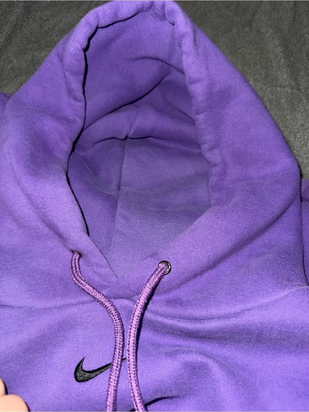Nike Purple Pullover Hoodie with Kangaroo Pocket